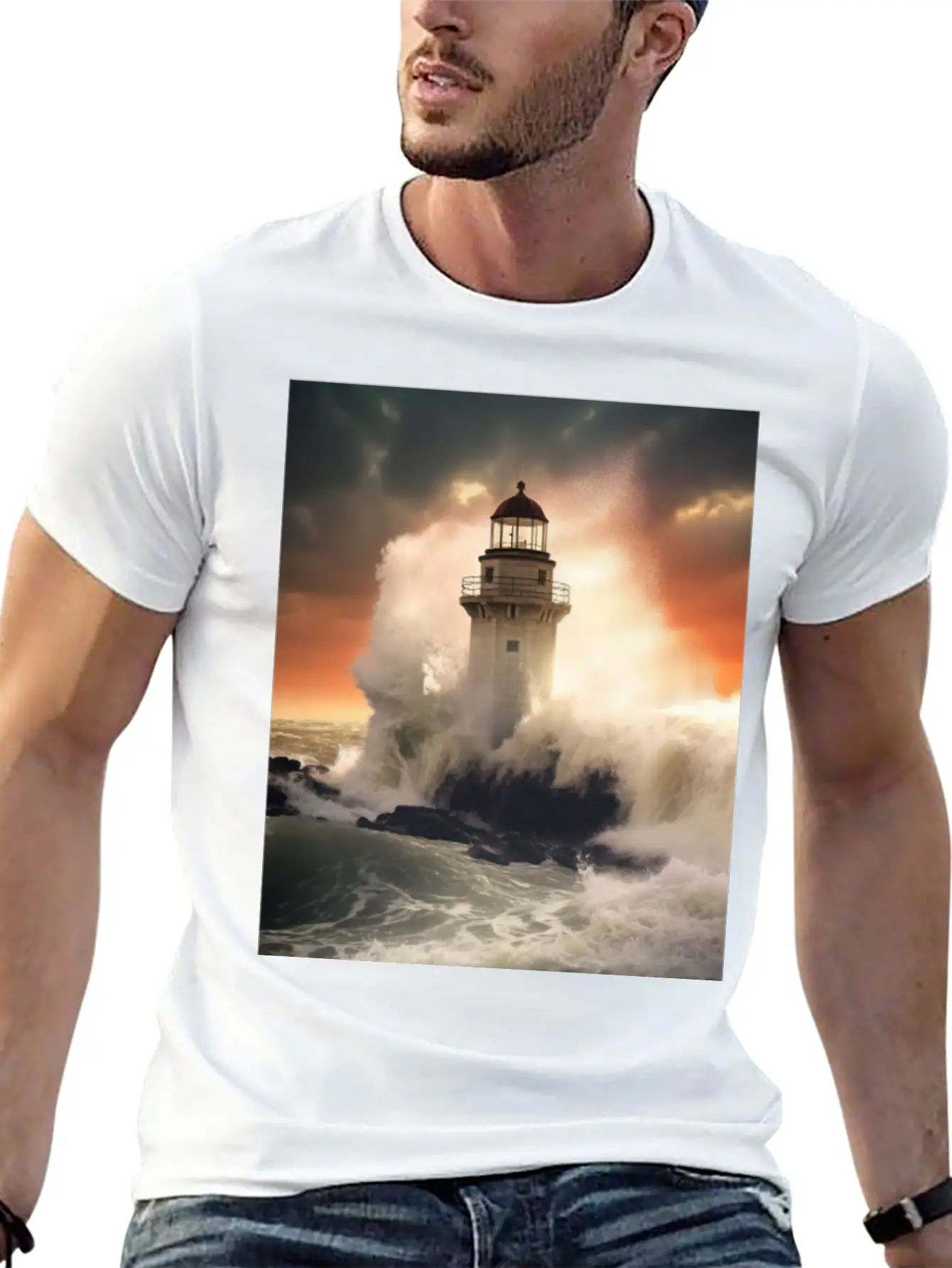 Stormwatch Spire Unisex Short Sleeve Soft Cotton T-Shirt – Casual Everyday Wear
