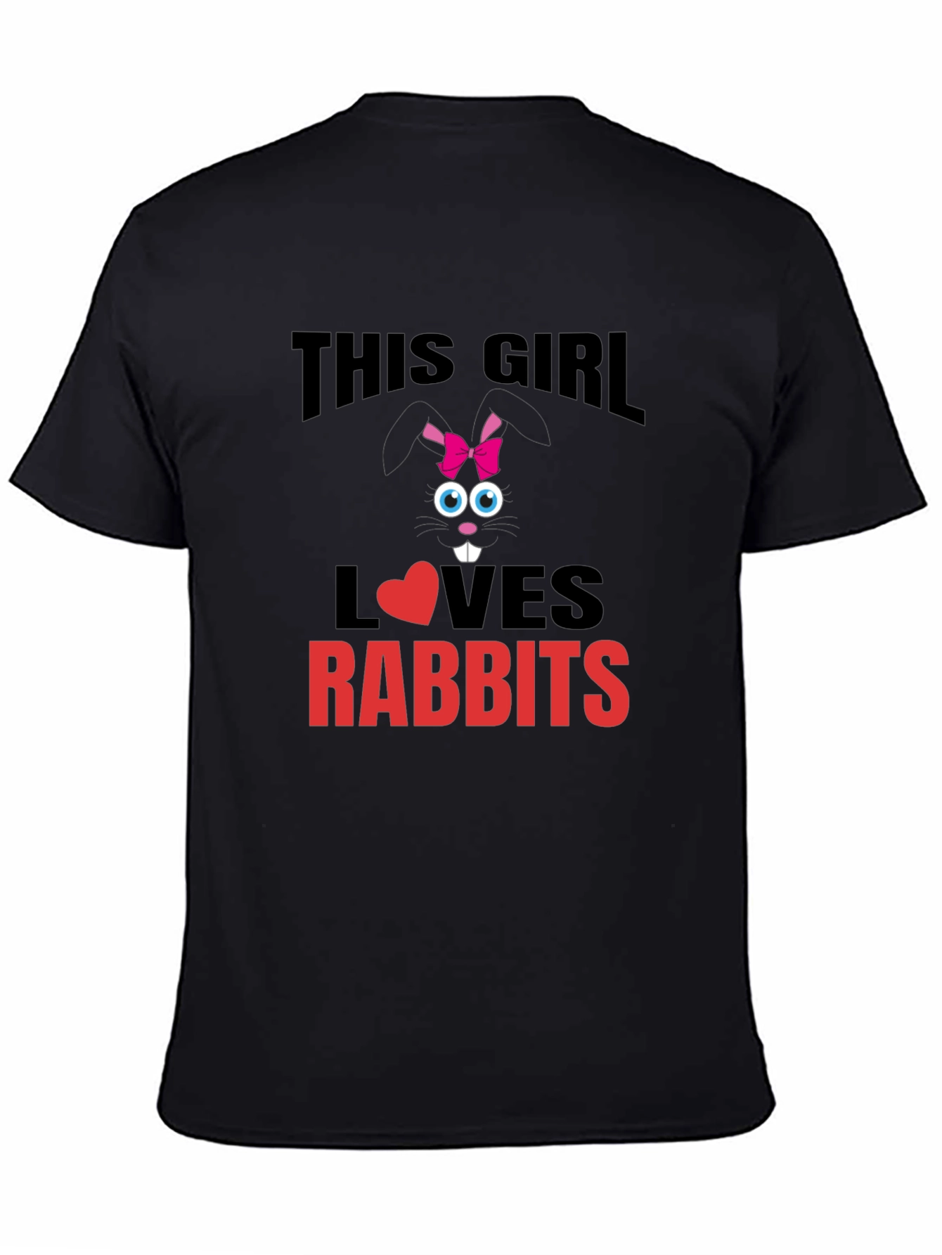 This Girl Loves Rabbits T-Shirt - Cute Bunny Tee
