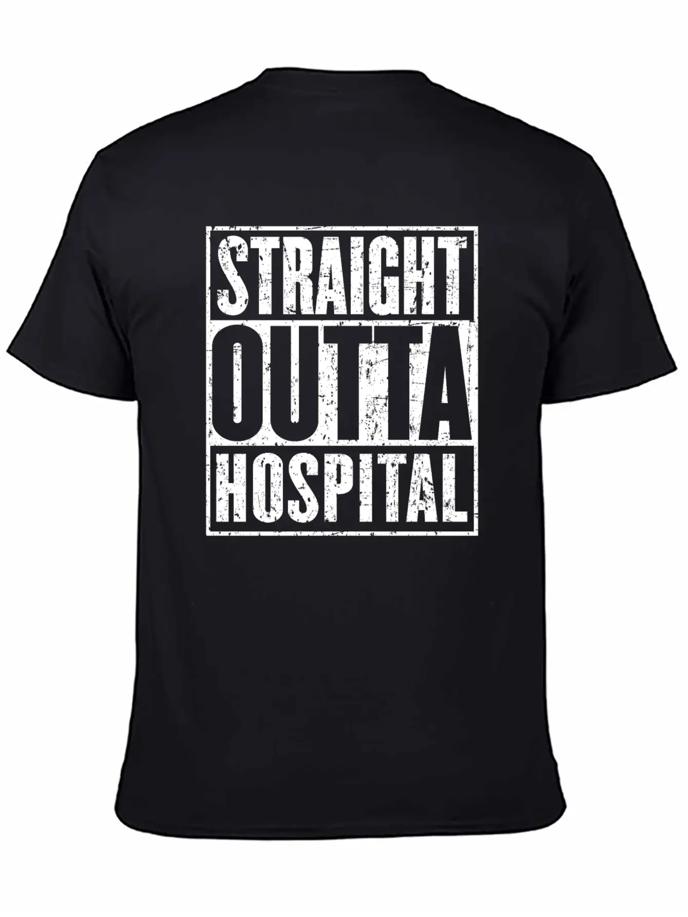 Straight Outta Hospital Recovery Get Well Breathable Soft Cotton T-Shirt – Timeless Casual Look