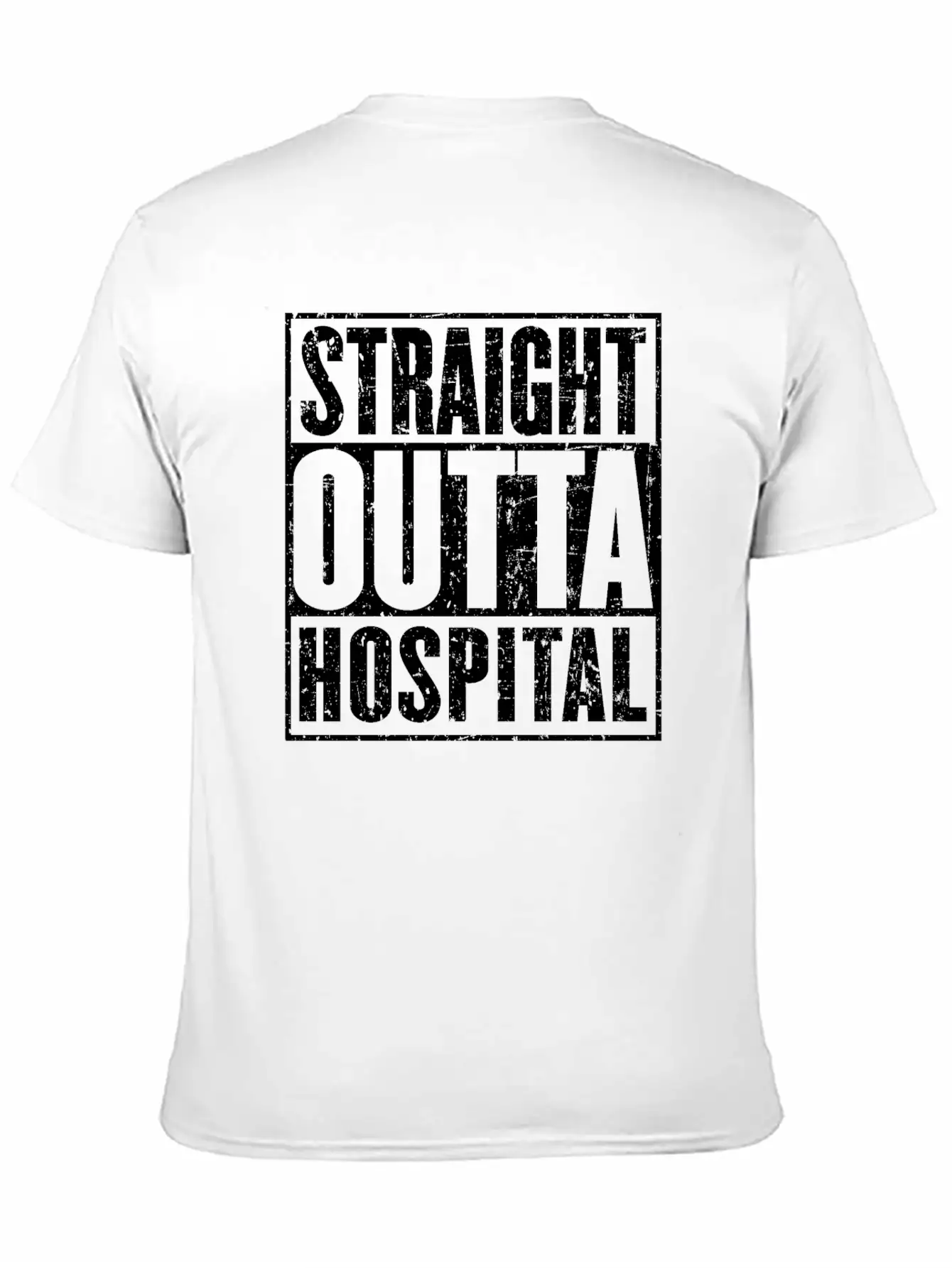 Straight Outta Hospital Recovery Get Well Breathable Soft Cotton T-Shirt – Timeless Casual Look