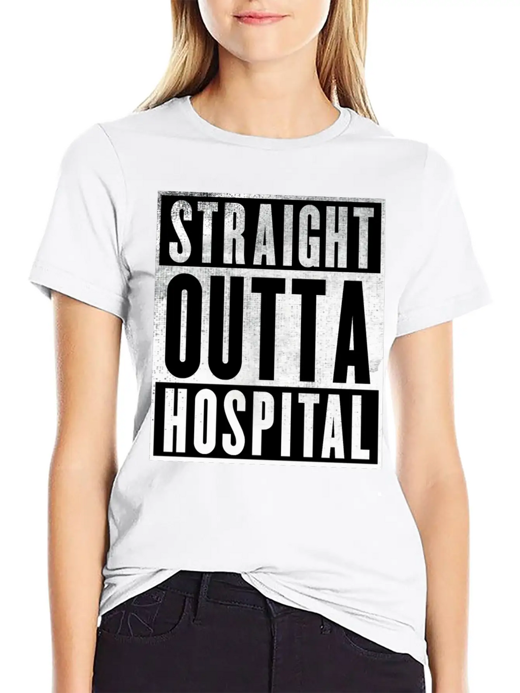 Straight Outta Hospital Unisex Casual T-Shirt – Clean Design For Daily Comfort