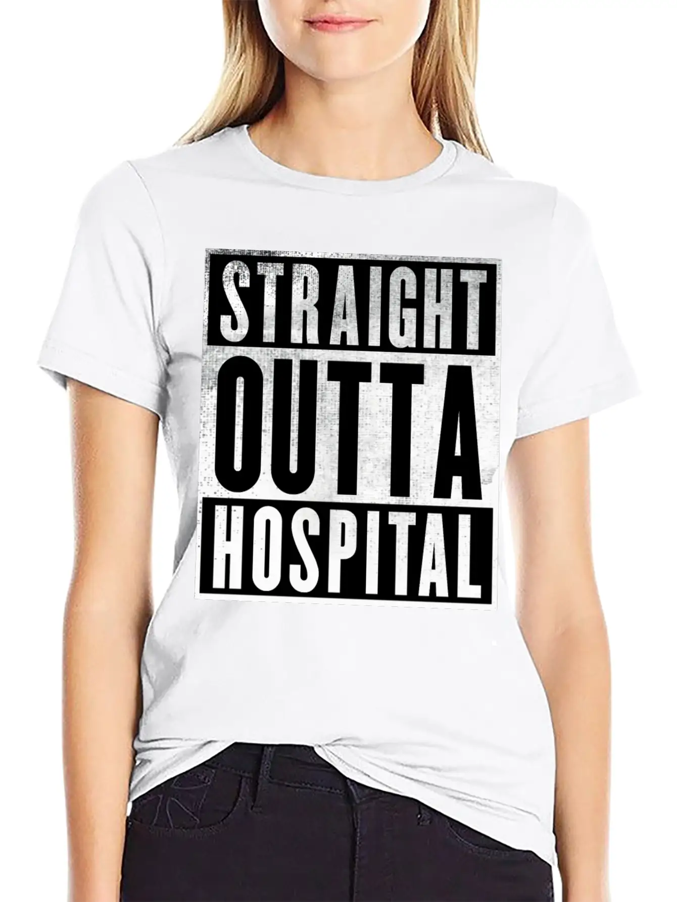Straight Outta Hospital Unisex Casual T-Shirt – Clean Design For Daily Comfort