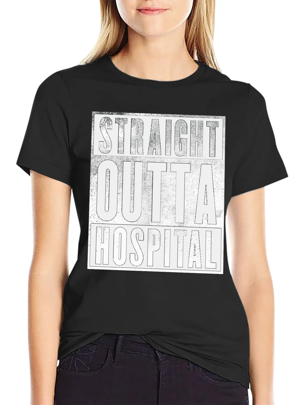 Straight Outta Hospital Unisex Casual T-Shirt – Clean Design For Daily Comfort