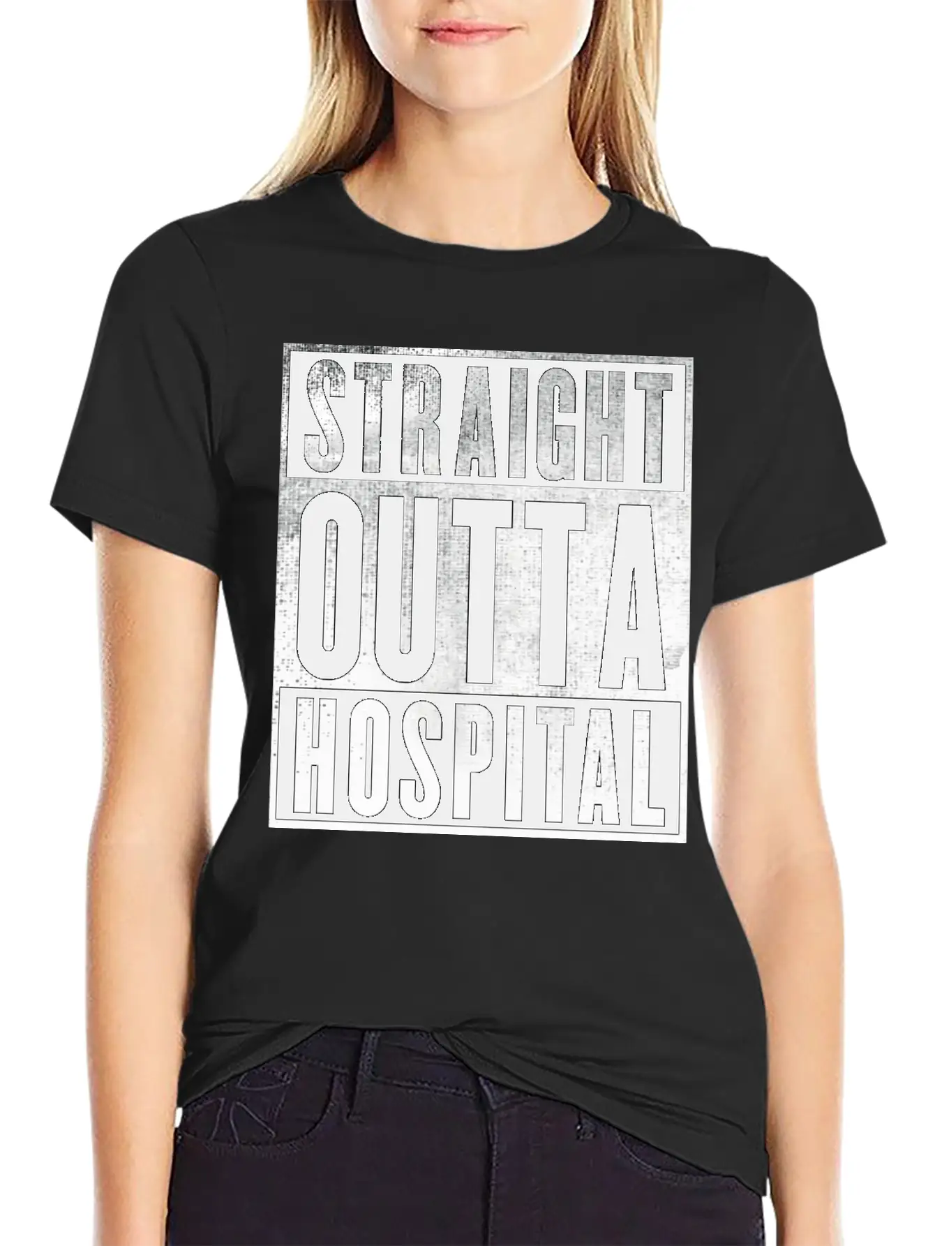 Straight Outta Hospital Unisex Casual T-Shirt – Clean Design For Daily Comfort