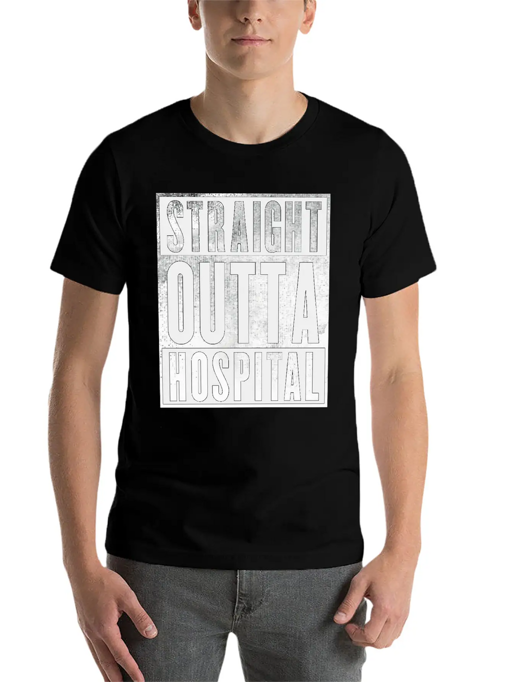 Straight Outta Hospital Unisex Casual T-Shirt – Clean Design For Daily Comfort