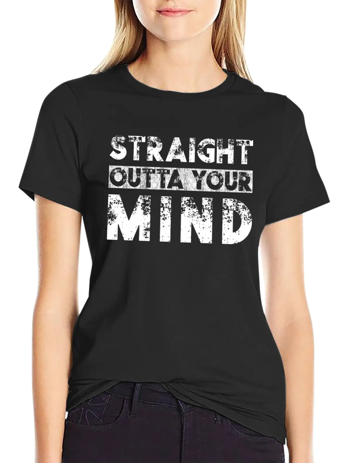 Straight Outta Your Mind Unisex Casual T-Shirt – Clean Design For Daily Comfort
