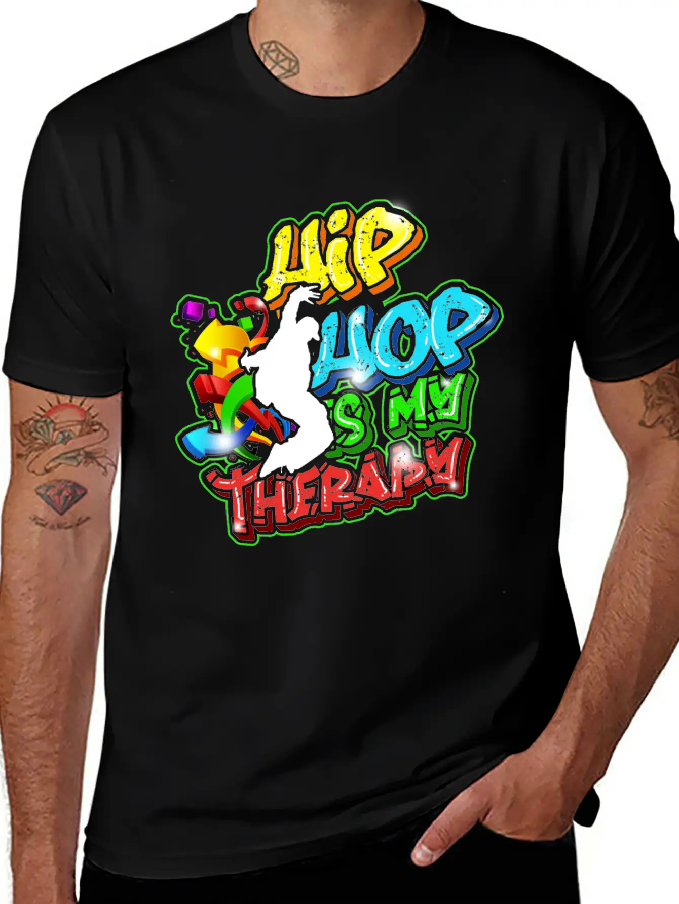 Street Dance Hip Hop Rap Gift Techno Bboy MC Unisex Casual T-Shirt – Clean Design For Daily Comfort