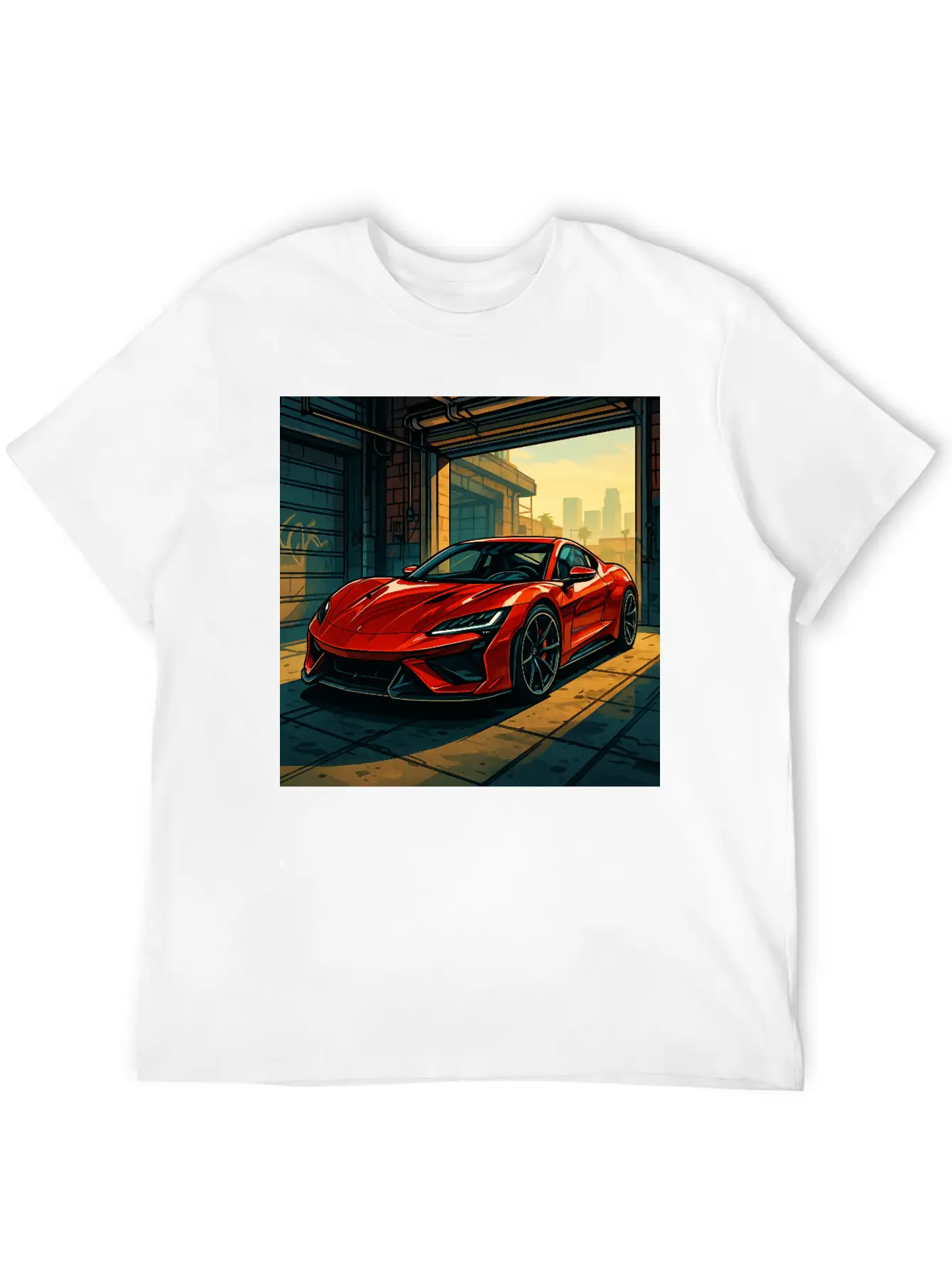 Street Legend - GTA Style Supercar Art Unisex Casual T-Shirt – Clean Design For Daily Comfort