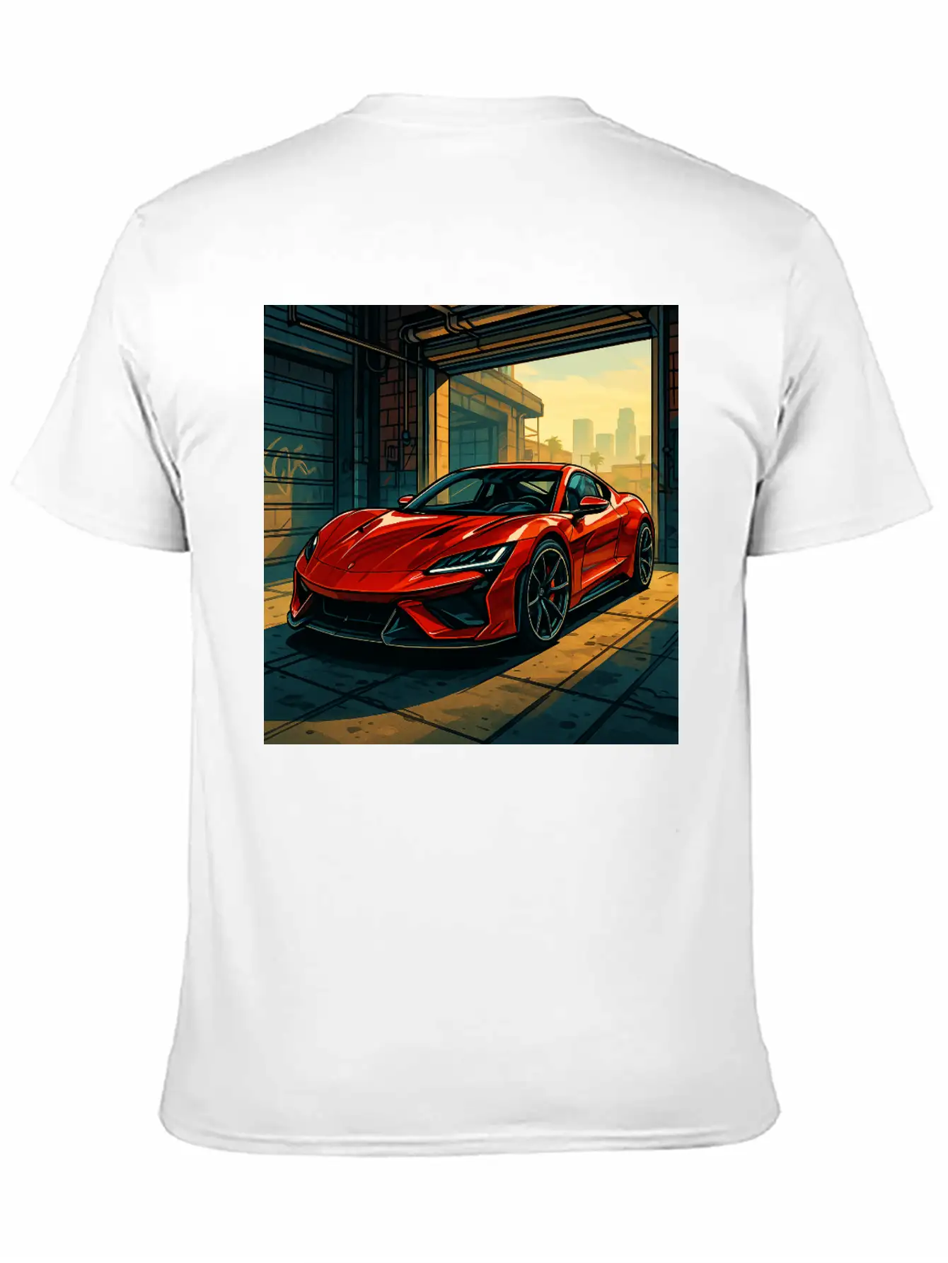 Street Legend - GTA Style Supercar Art Unisex Casual T-Shirt – Clean Design For Daily Comfort