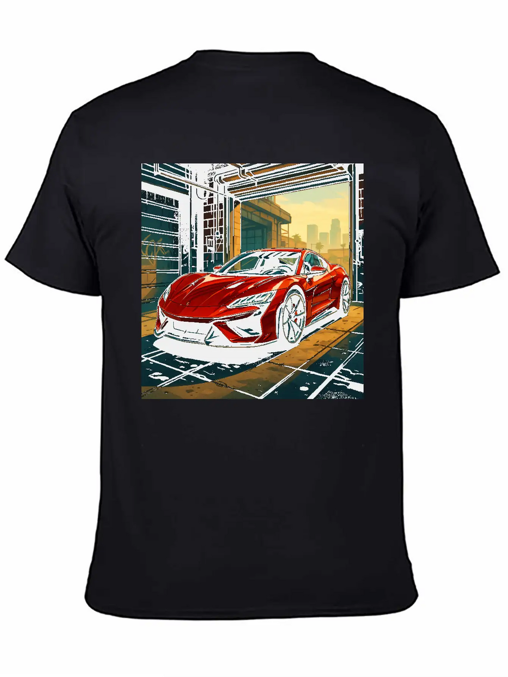 Street Legend - GTA Style Supercar Art Unisex Casual T-Shirt – Clean Design For Daily Comfort