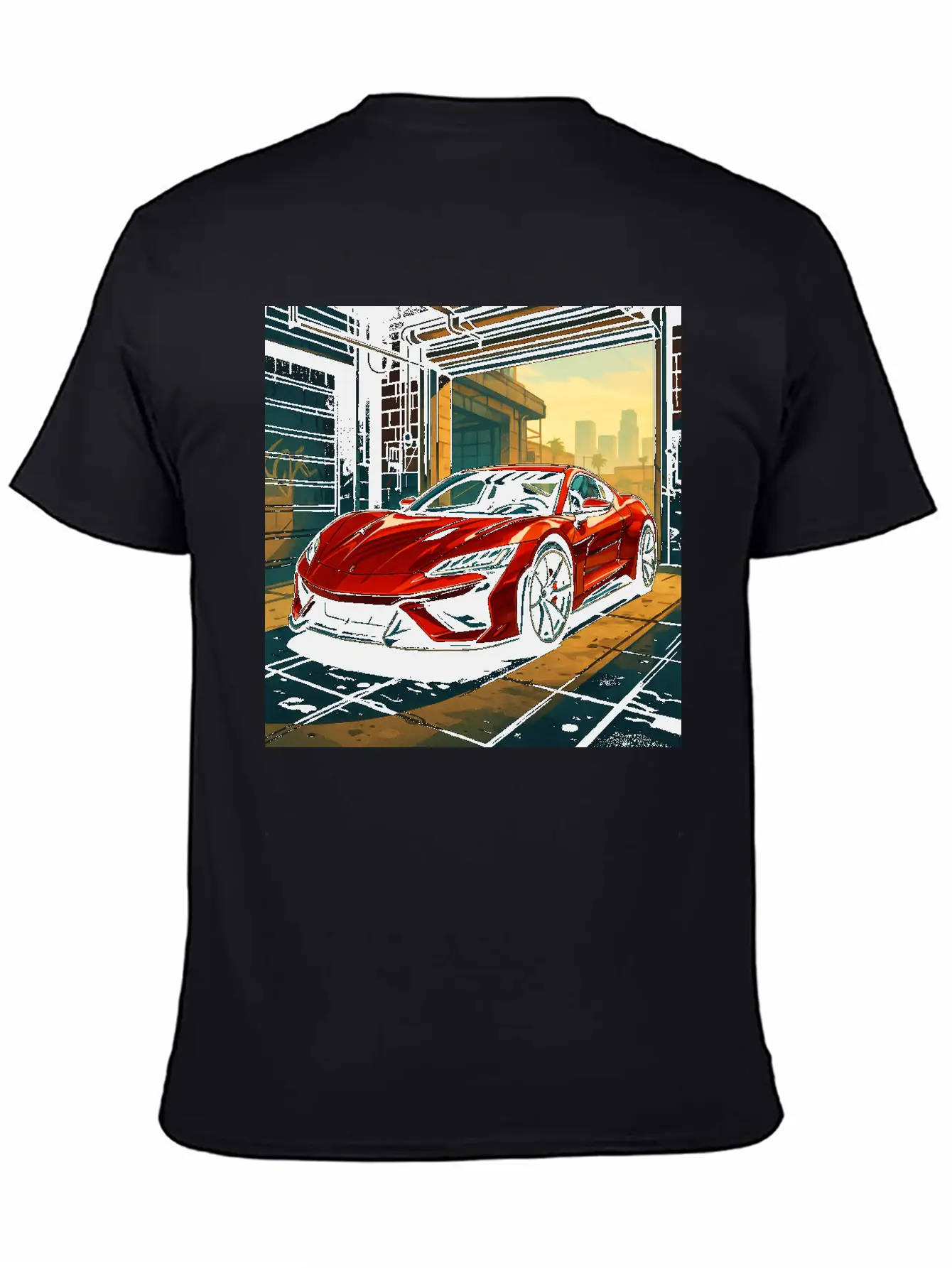 Street Legend - GTA Style Supercar Art Unisex Casual T-Shirt – Clean Design For Daily Comfort