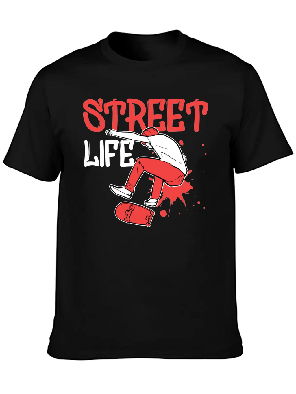 Street Life Cool And Geek Gift Unisex Casual T-Shirt – Clean Design For Daily Comfort