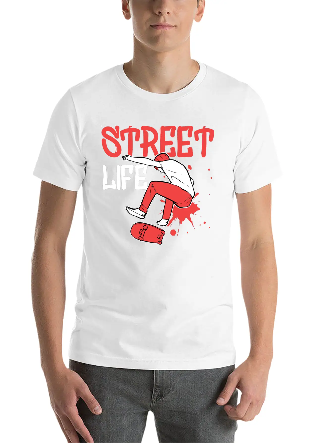 Street Life Cool And Geek Gift Unisex Casual T-Shirt – Clean Design For Daily Comfort