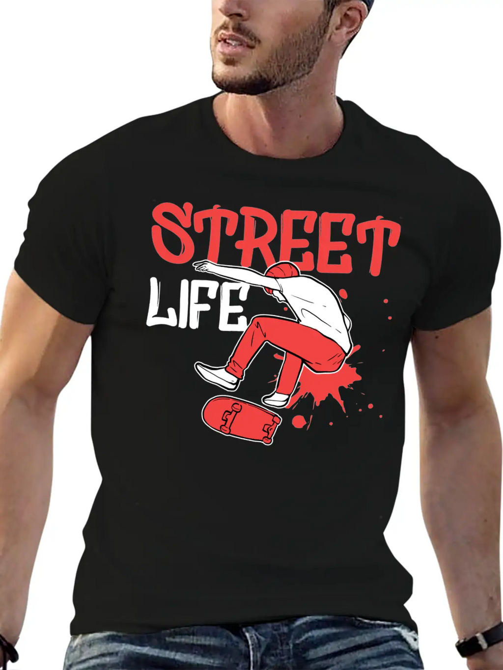 Street Life Cool And Geek Gift Unisex Casual T-Shirt – Clean Design For Daily Comfort