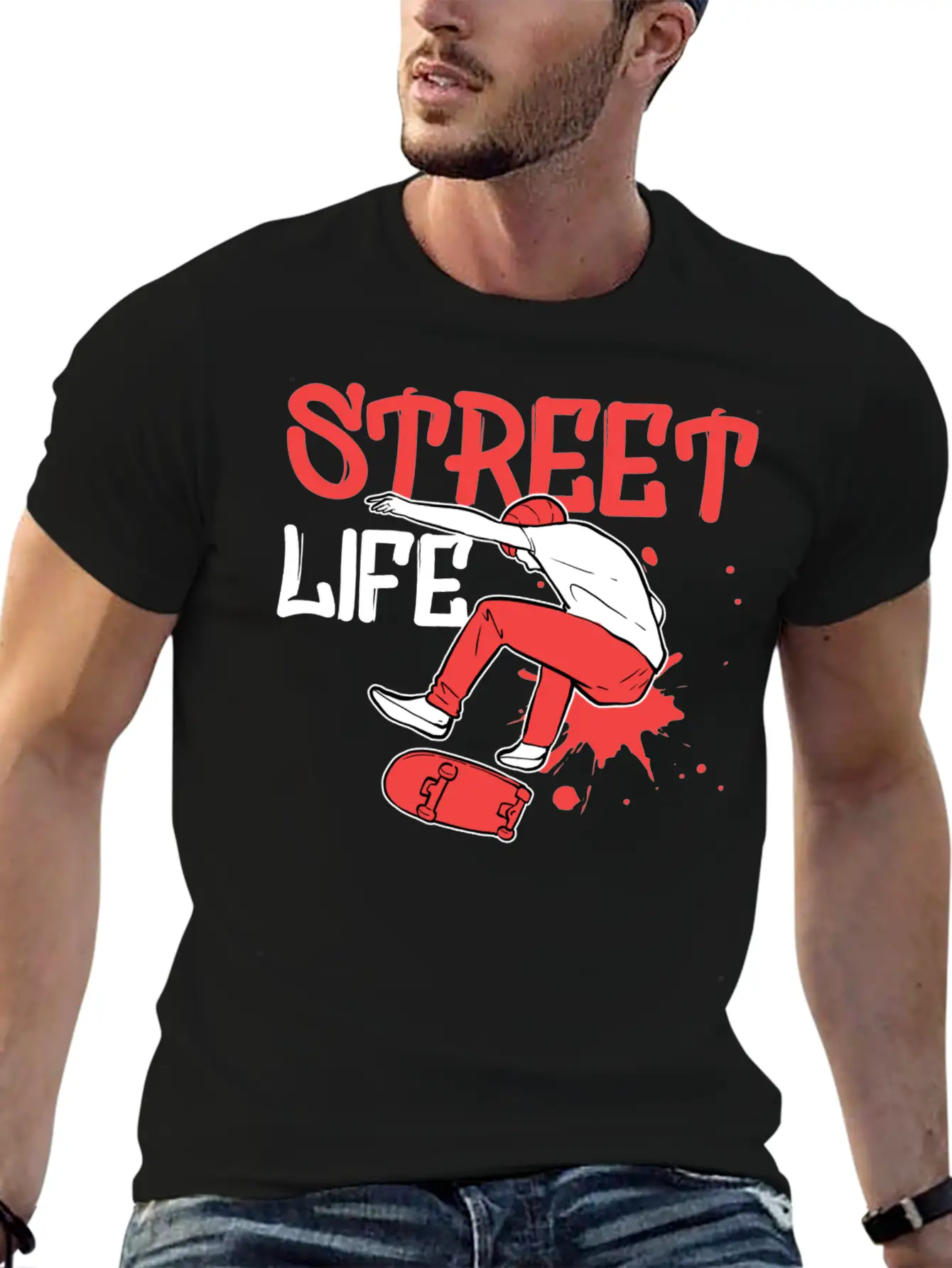 Street Life Cool And Geek Gift Unisex Casual T-Shirt – Clean Design For Daily Comfort