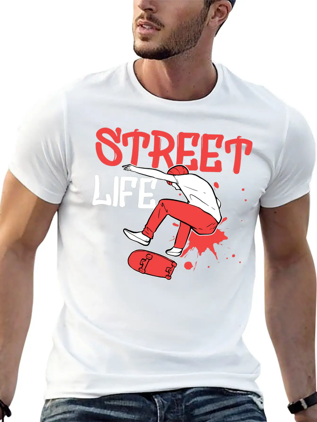 Street Life Cool And Geek Gift Unisex Casual T-Shirt – Clean Design For Daily Comfort