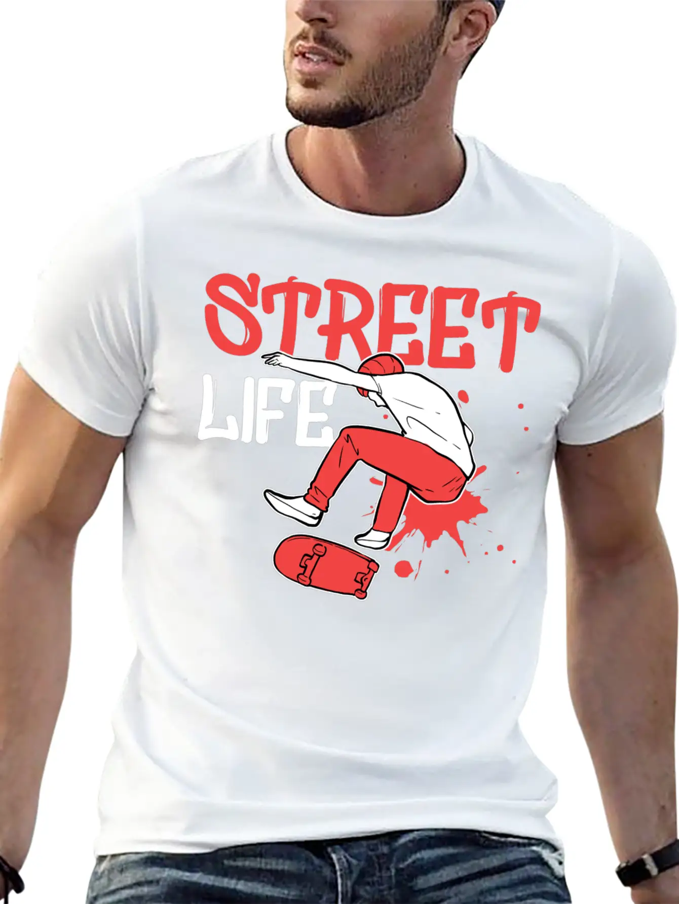 Street Life Cool And Geek Gift Unisex Casual T-Shirt – Clean Design For Daily Comfort