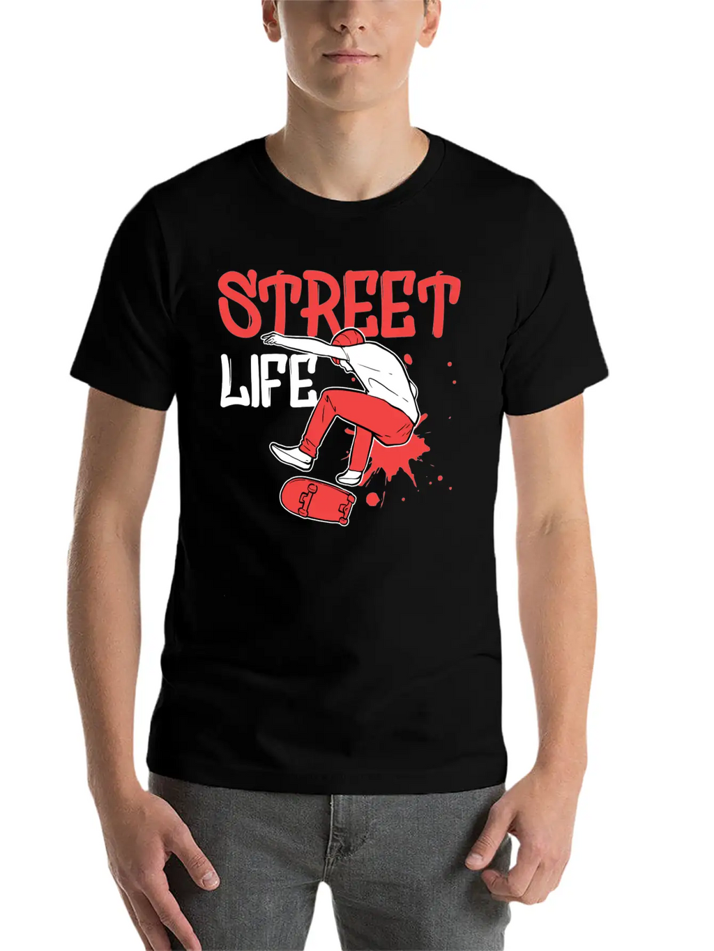 Street Life Cool And Geek Gift Unisex Casual T-Shirt – Clean Design For Daily Comfort