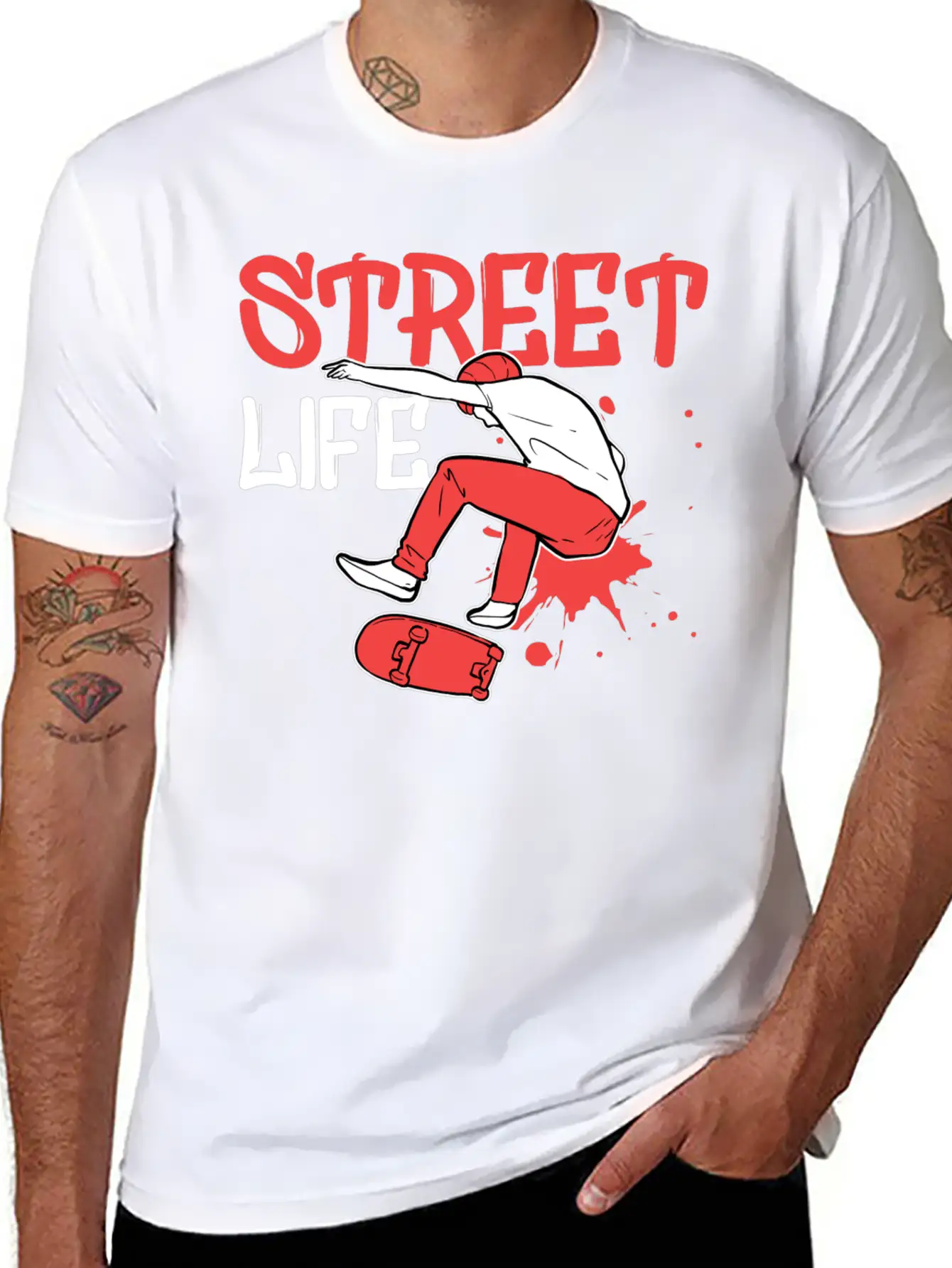 Street Life Cool And Geek Gift Unisex Casual T-Shirt – Clean Design For Daily Comfort