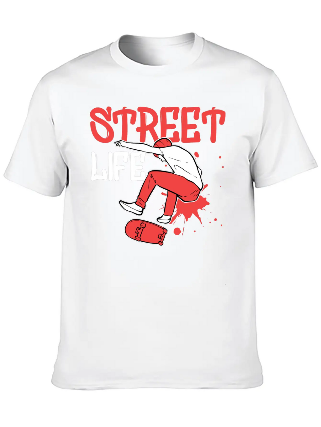Street Life Cool And Geek Gift Unisex Casual T-Shirt – Clean Design For Daily Comfort