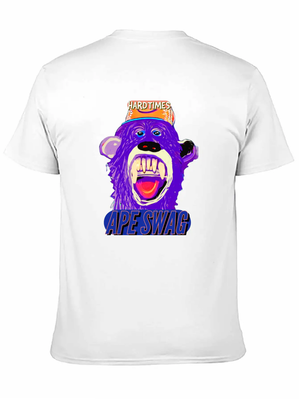 Streetwear Hard Times Ape Swag Hypebeast Unisex Short Sleeve Soft Cotton T-Shirt – Casual Everyday Wear