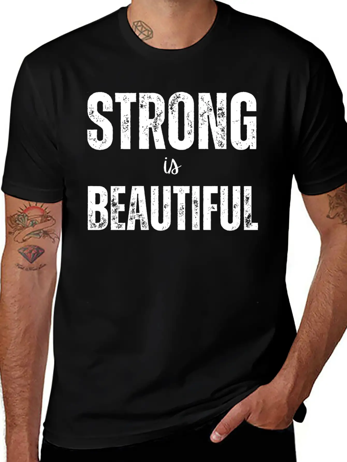 Strong Is Beautiful Unisex Casual T-Shirt – Clean Design For Daily Comfort