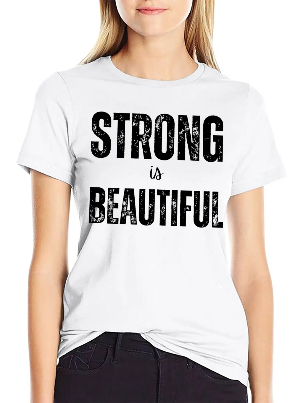 Strong Is Beautiful Unisex Casual T-Shirt – Clean Design For Daily Comfort