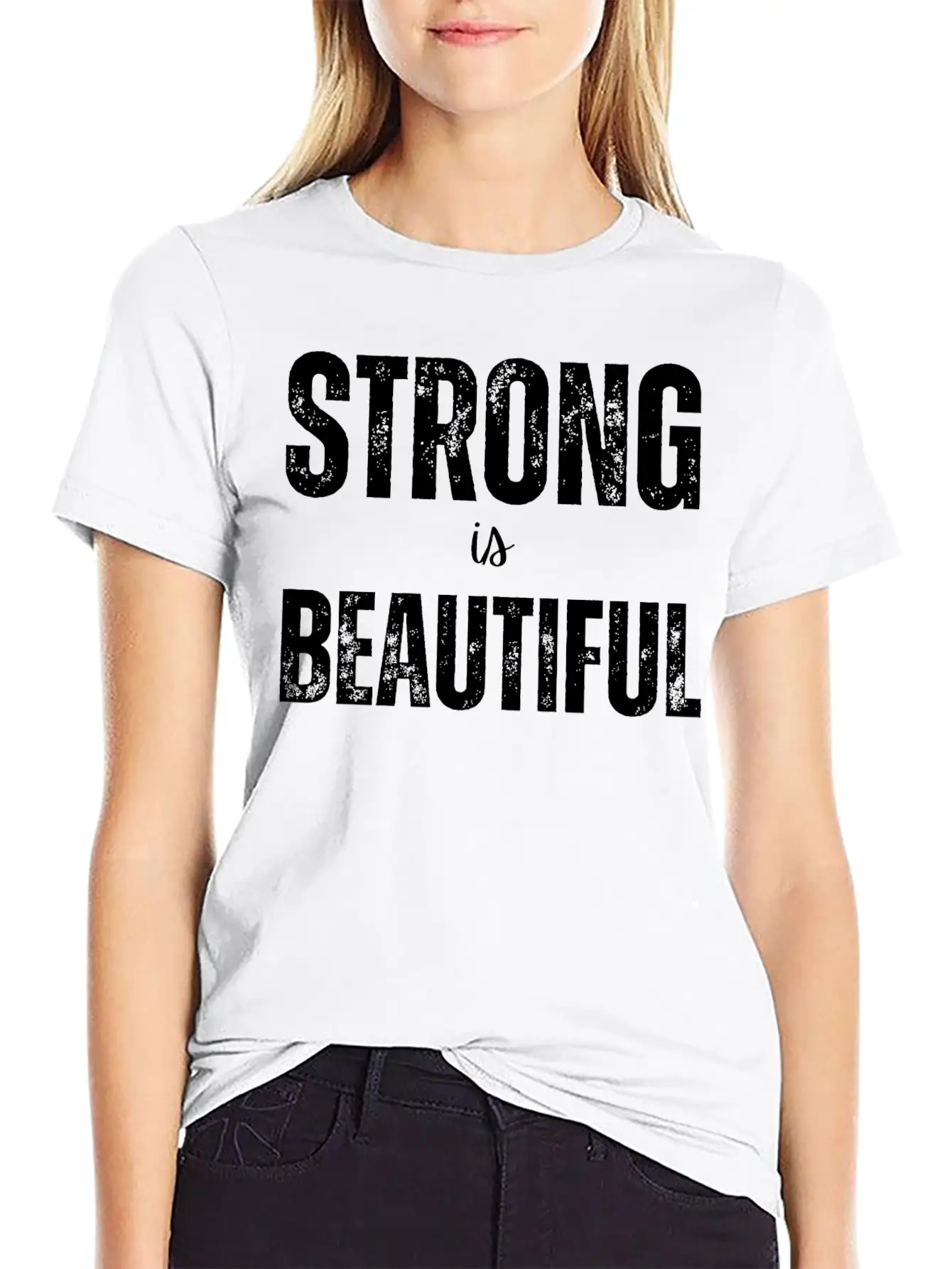 Strong Is Beautiful Unisex Casual T-Shirt – Clean Design For Daily Comfort