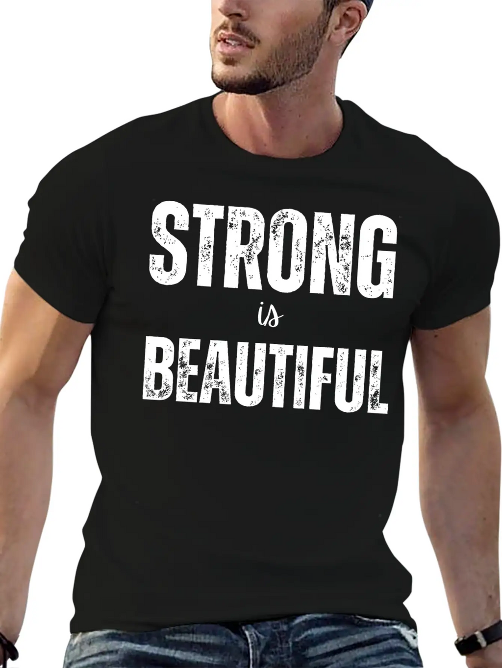 Strong Is Beautiful Unisex Casual T-Shirt – Clean Design For Daily Comfort