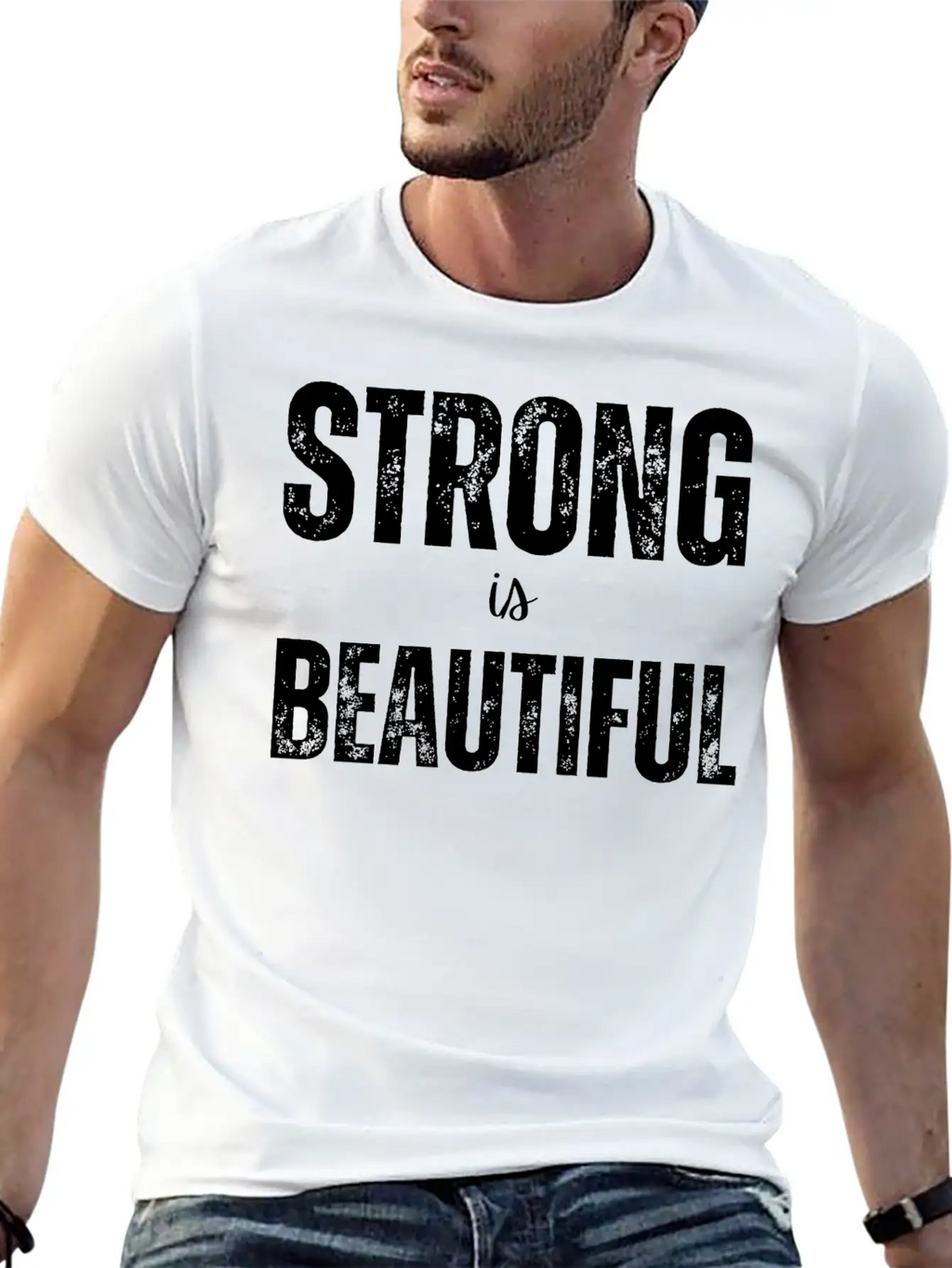 Strong Is Beautiful Unisex Casual T-Shirt – Clean Design For Daily Comfort