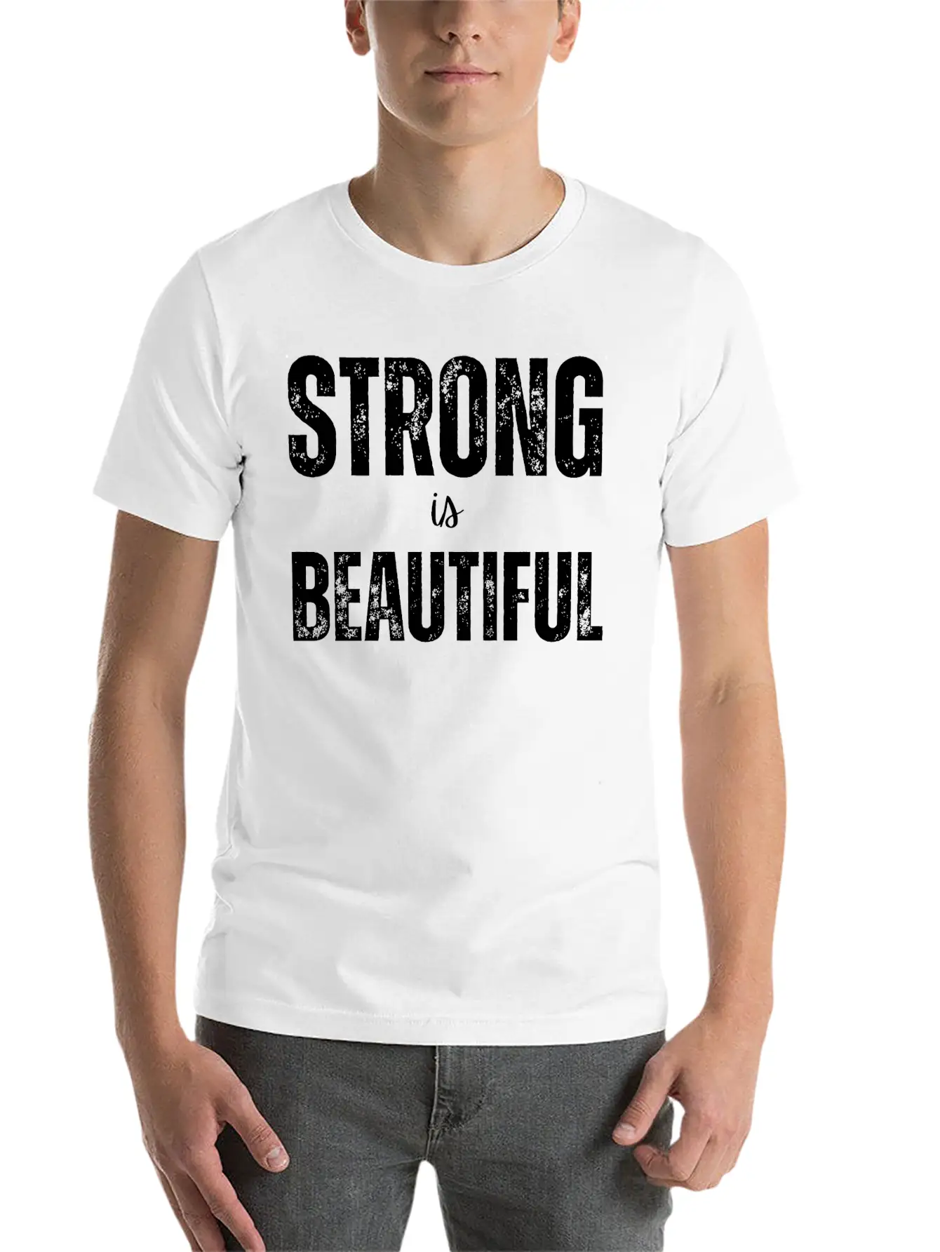 Strong Is Beautiful Unisex Casual T-Shirt – Clean Design For Daily Comfort