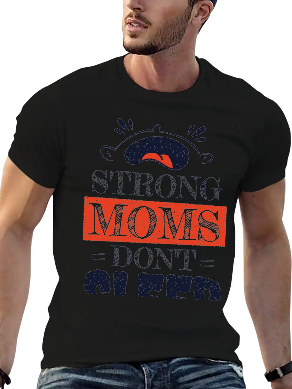 Strong Moms Essential Cotton Tee For Daily Outfits – Unisex Style