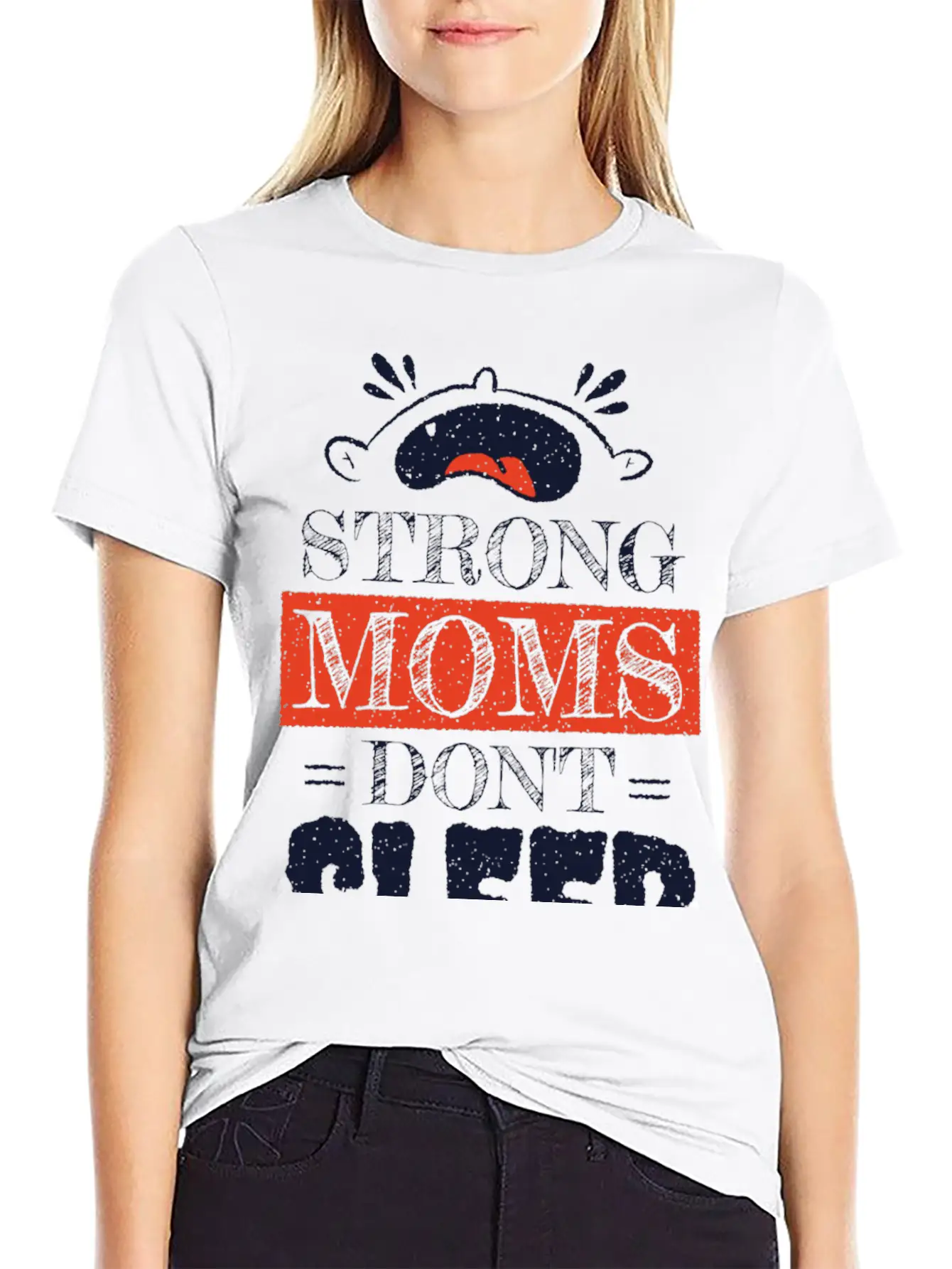 Strong Moms Essential Cotton Tee For Daily Outfits – Unisex Style