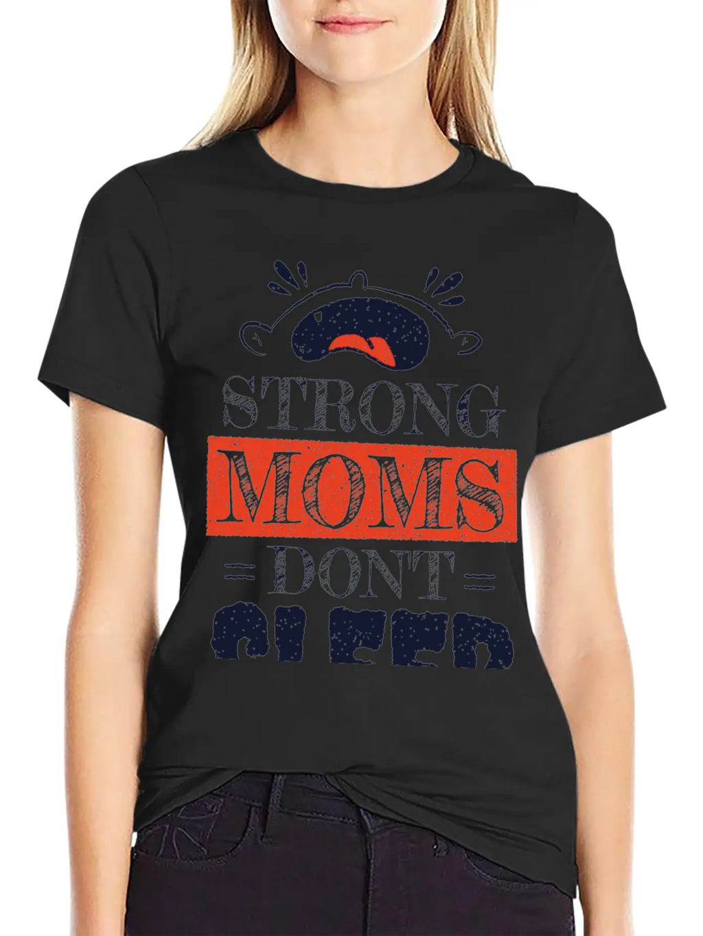 Strong Moms Essential Cotton Tee For Daily Outfits – Unisex Style