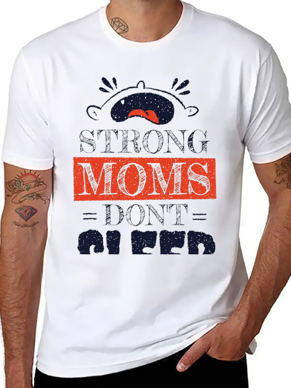 Strong Moms Essential Cotton Tee For Daily Outfits – Unisex Style
