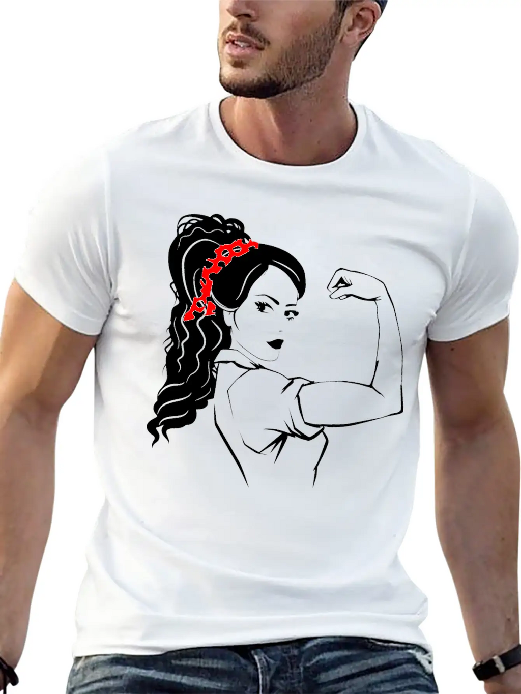 Strong Mother Breathable Soft Cotton T-Shirt – Timeless Casual Look