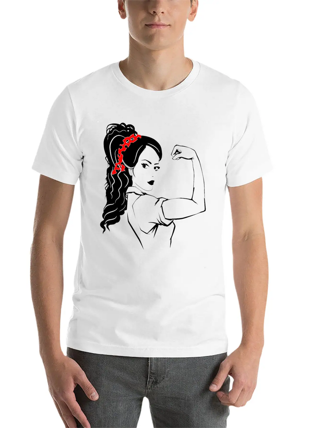 Strong Mother Breathable Soft Cotton T-Shirt – Timeless Casual Look