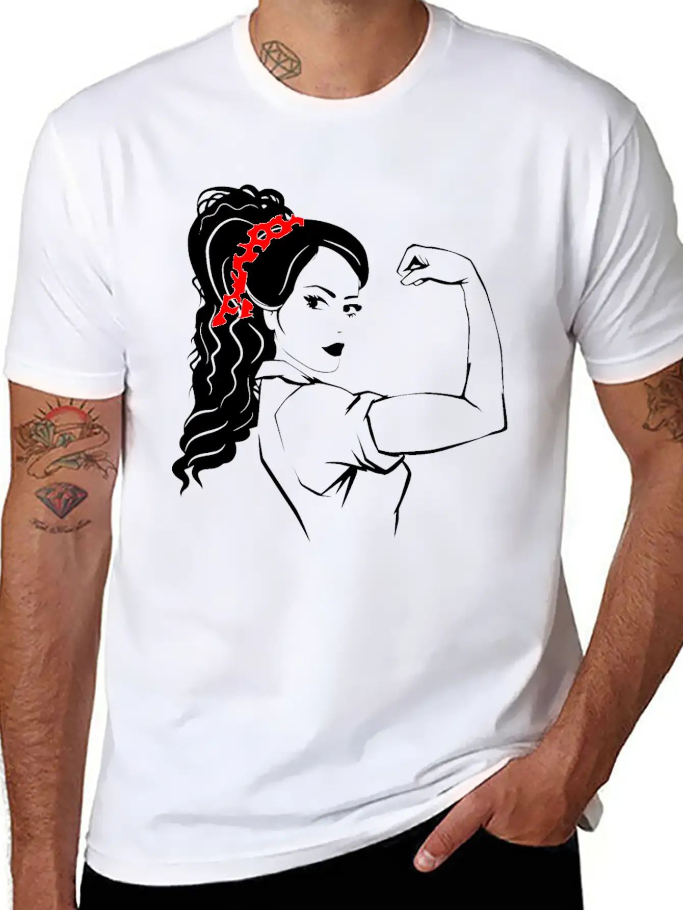 Strong Mother Breathable Soft Cotton T-Shirt – Timeless Casual Look