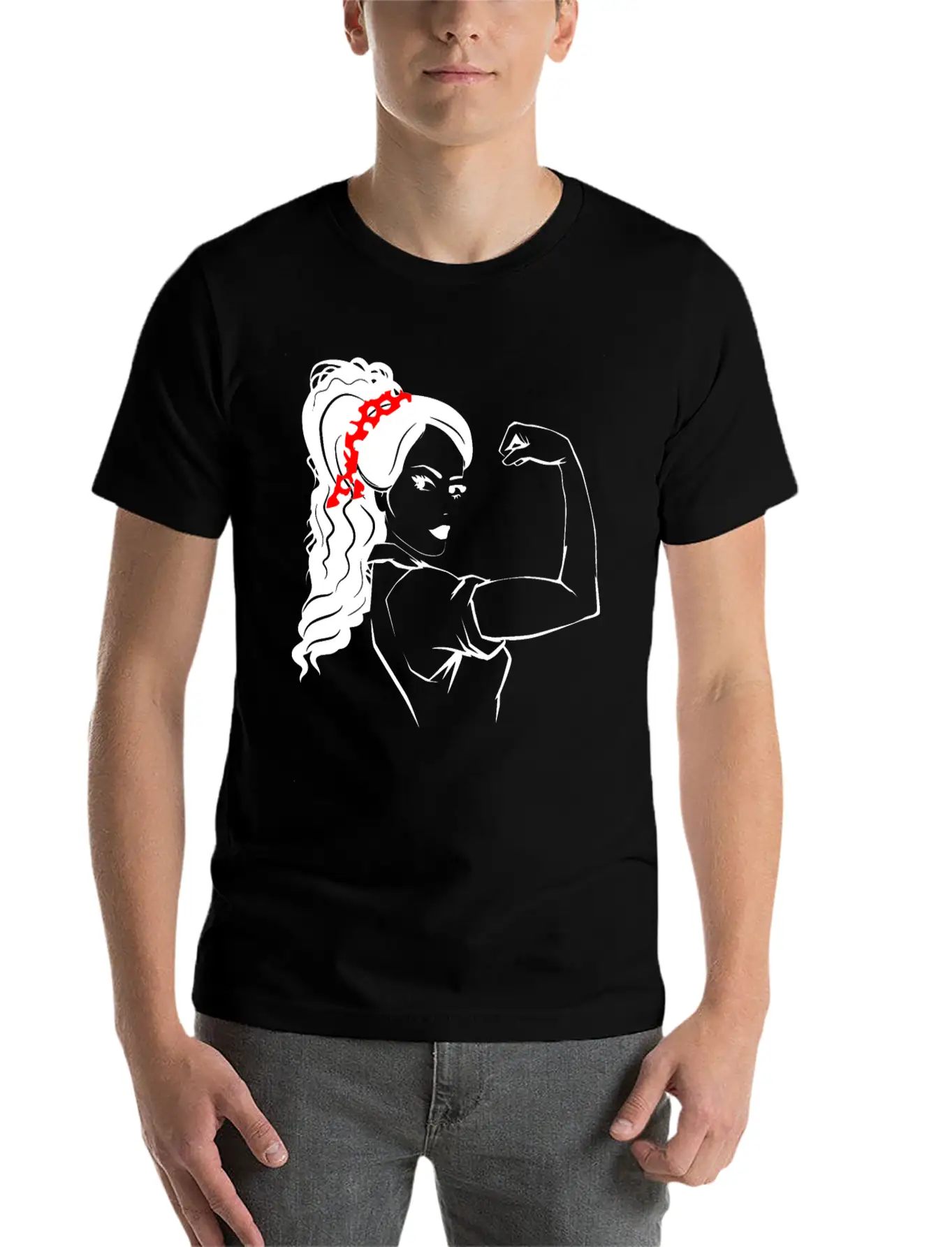 Strong Mother Breathable Soft Cotton T-Shirt – Timeless Casual Look
