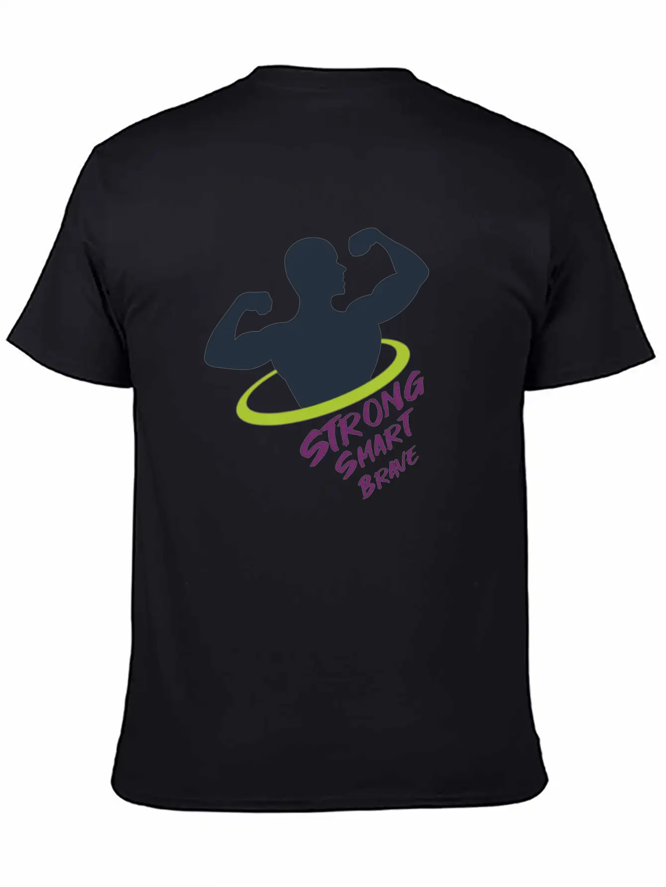 Strong Smart Brave Unisex Casual T-Shirt – Clean Design For Daily Comfort