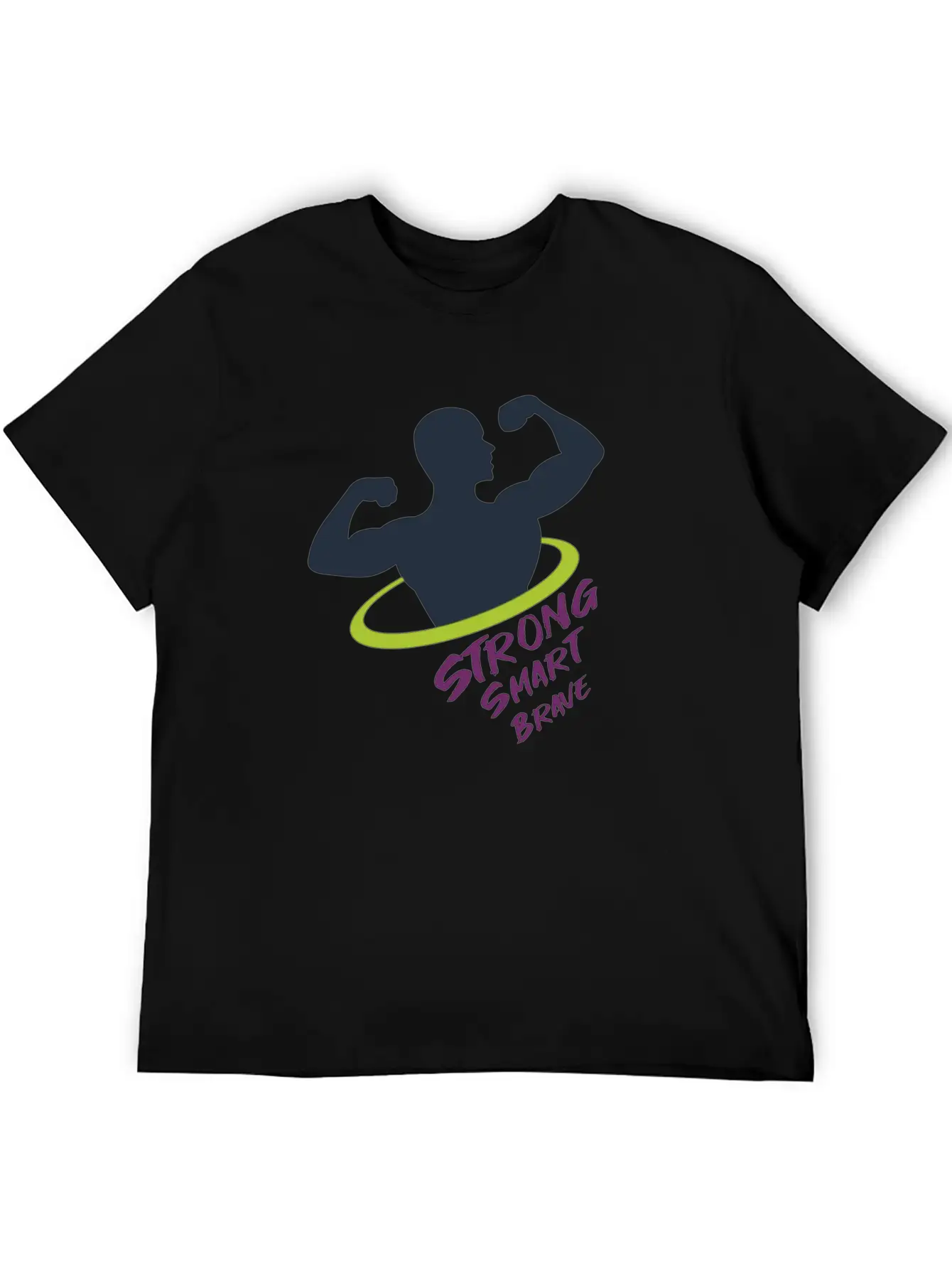 Strong Smart Brave Unisex Casual T-Shirt – Clean Design For Daily Comfort