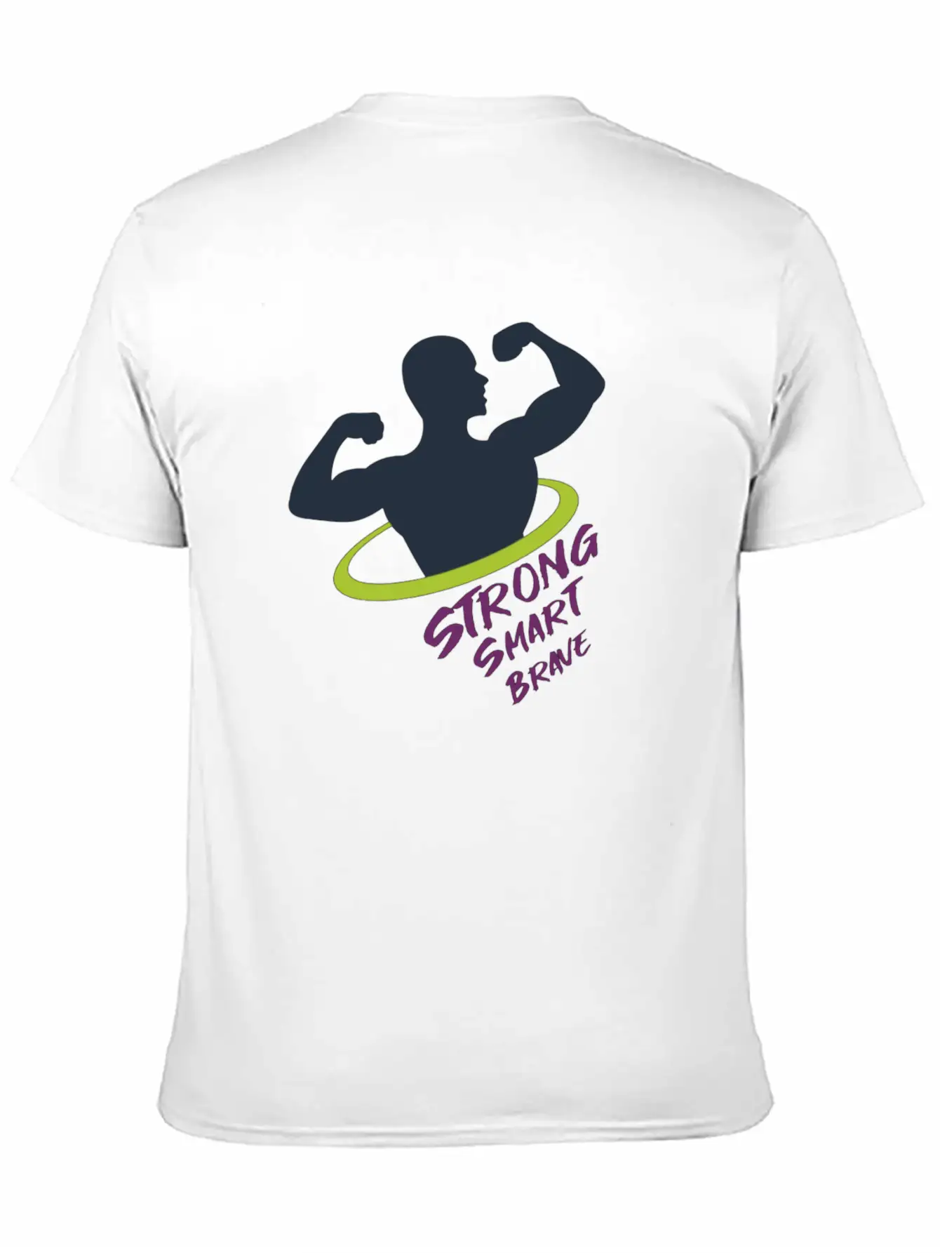 Strong Smart Brave Unisex Casual T-Shirt – Clean Design For Daily Comfort