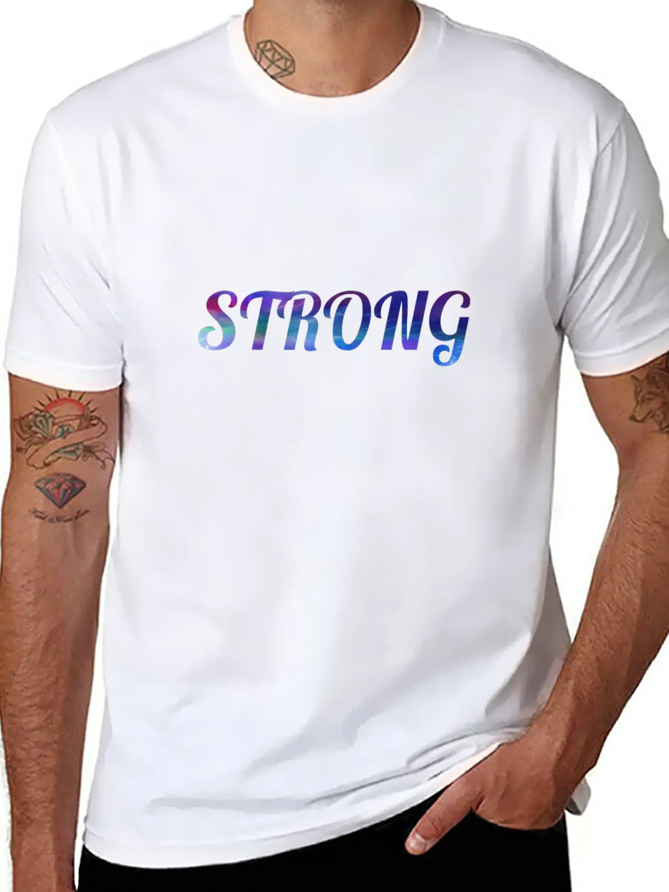 Strong Unisex Casual T-Shirt – Clean Design For Daily Comfort