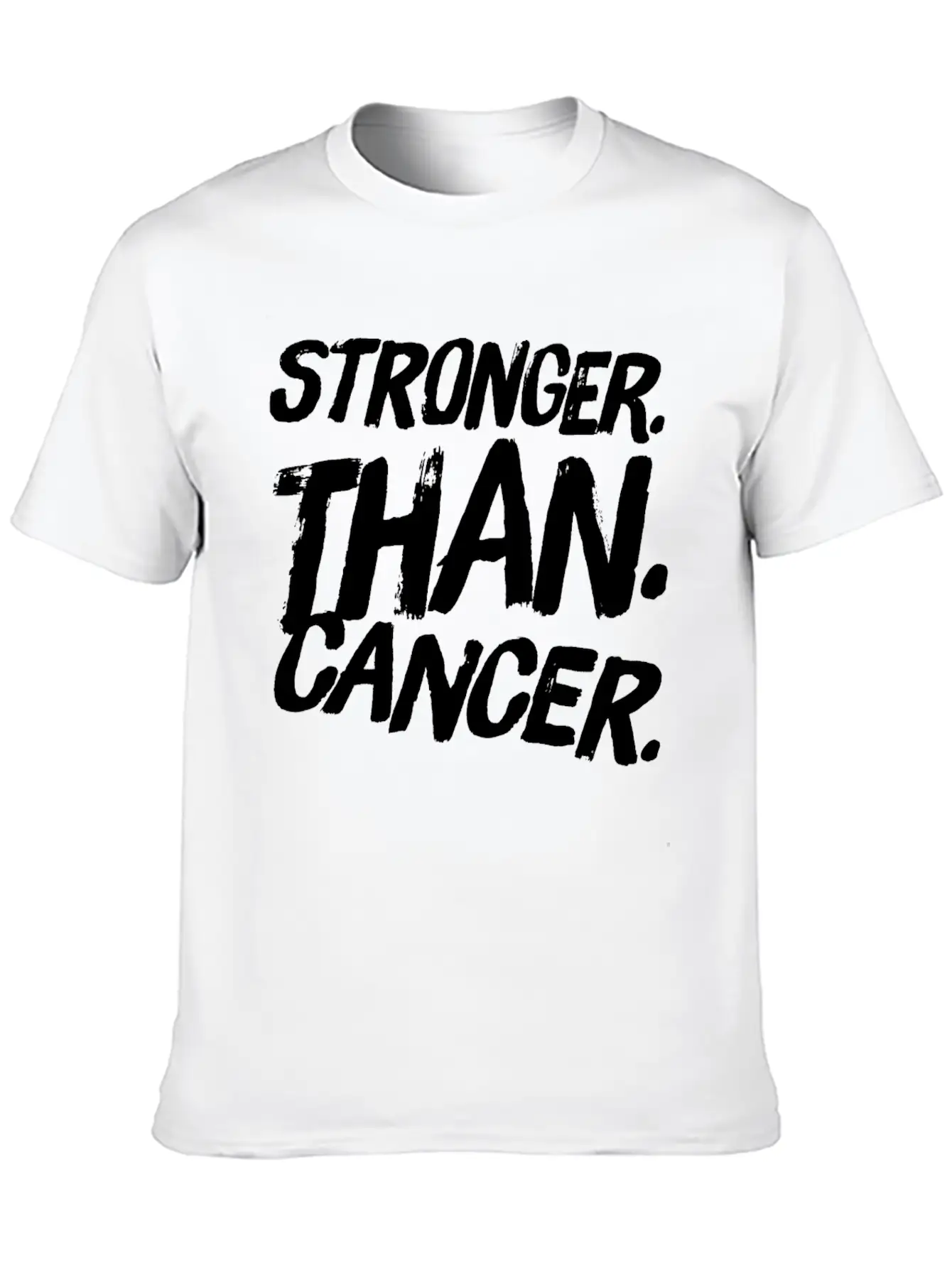 Stronger Than Cancer Essential Cotton Tee For Daily Outfits – Unisex Style