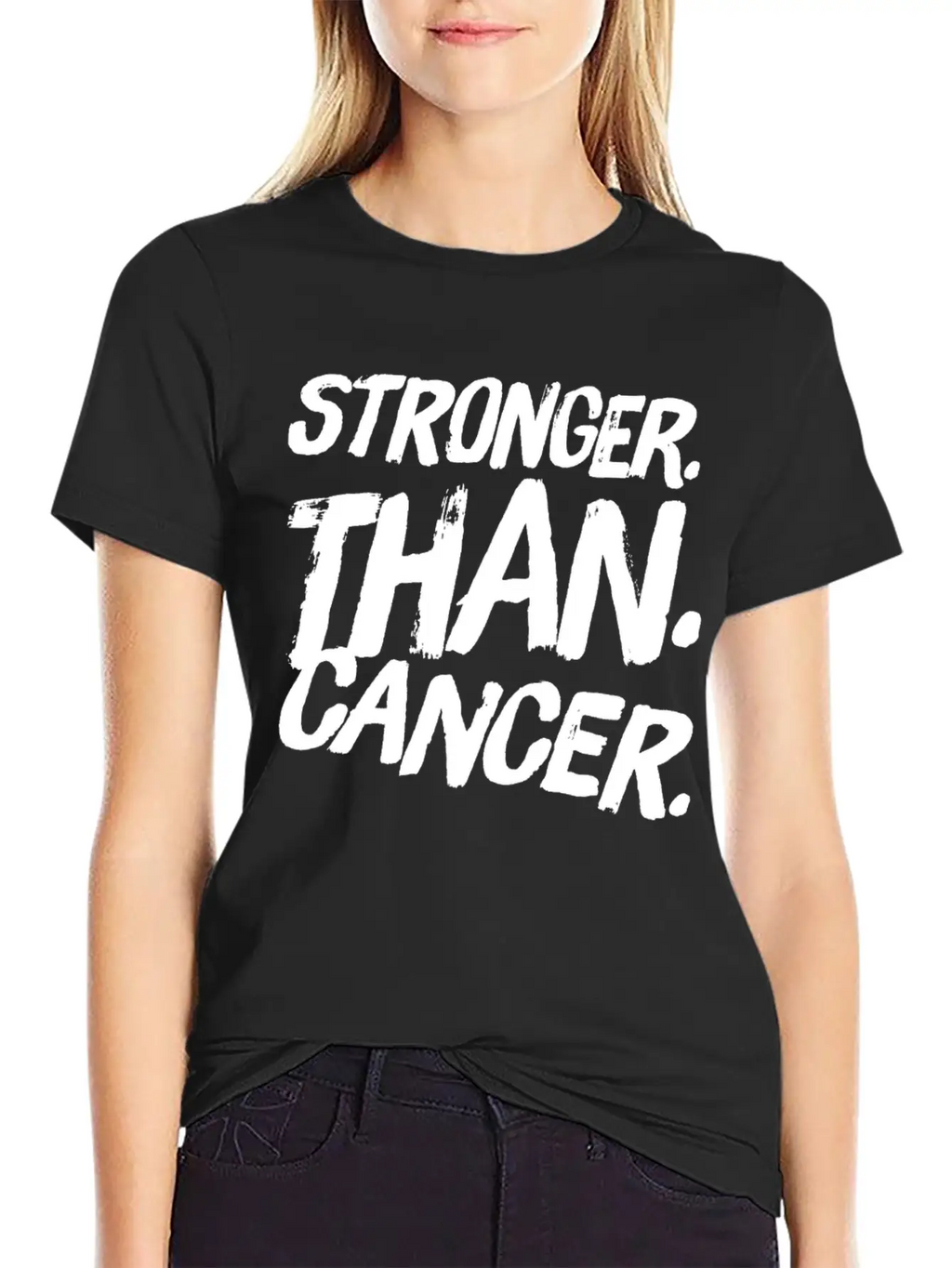 Stronger Than Cancer Essential Cotton Tee For Daily Outfits – Unisex Style