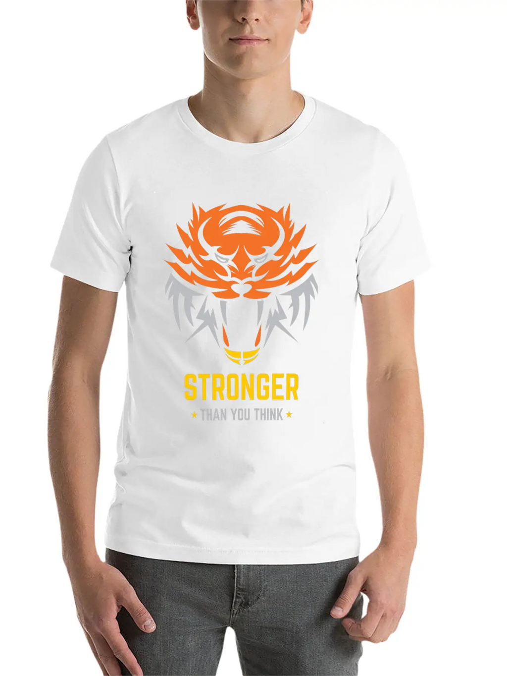 Stronger Than You Think Unisex Casual T-Shirt – Clean Design For Daily Comfort