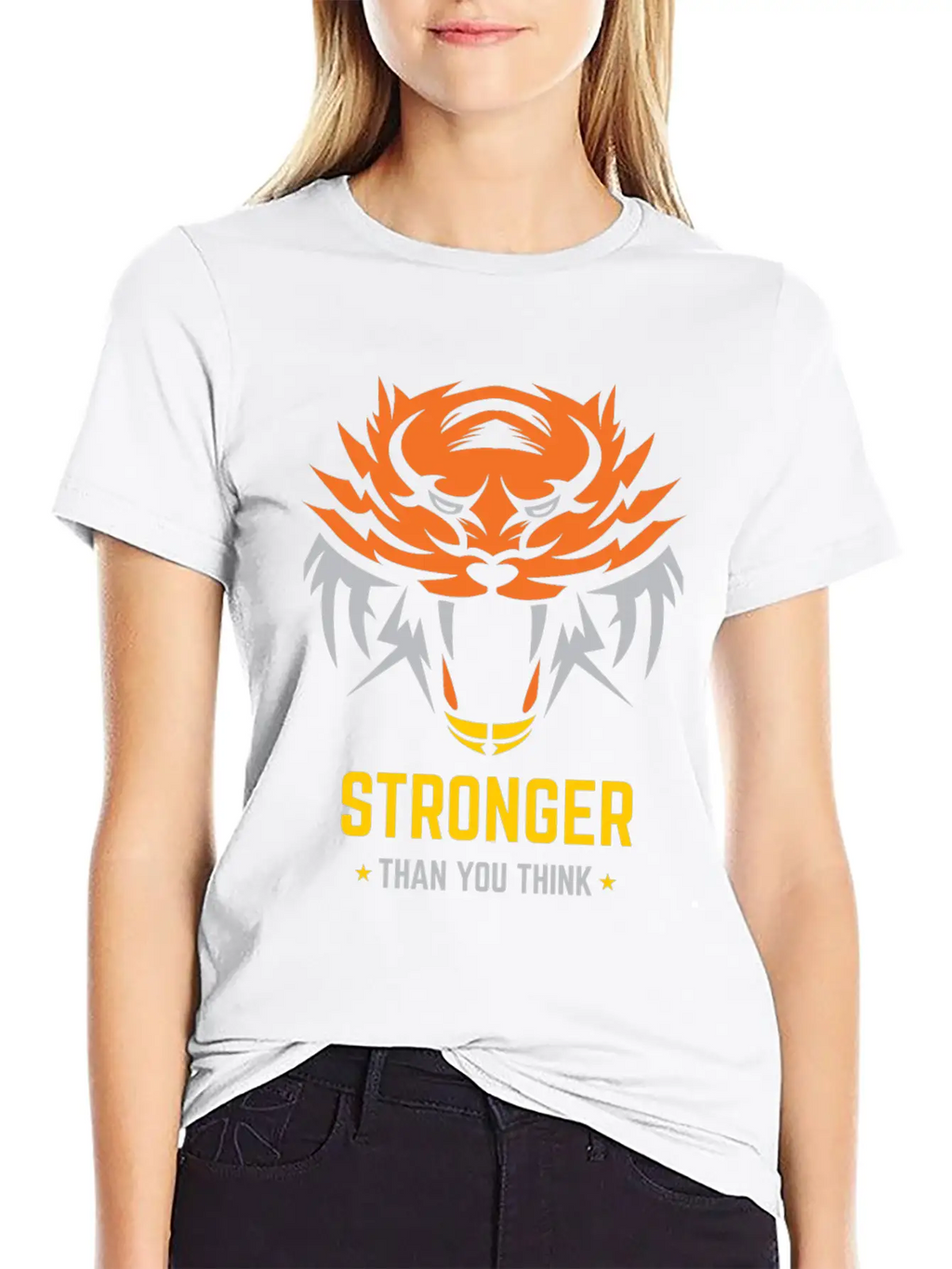 Stronger Than You Think Unisex Casual T-Shirt – Clean Design For Daily Comfort