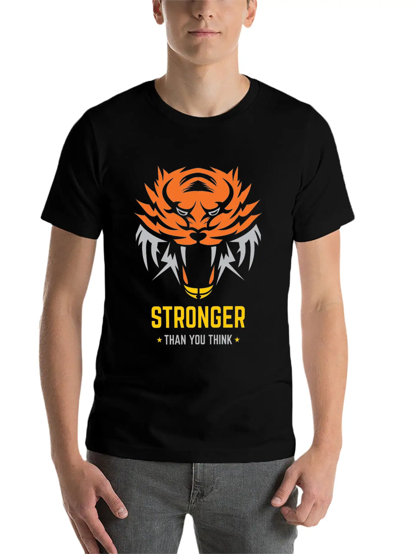 Stronger Than You Think Unisex Casual T-Shirt – Clean Design For Daily Comfort