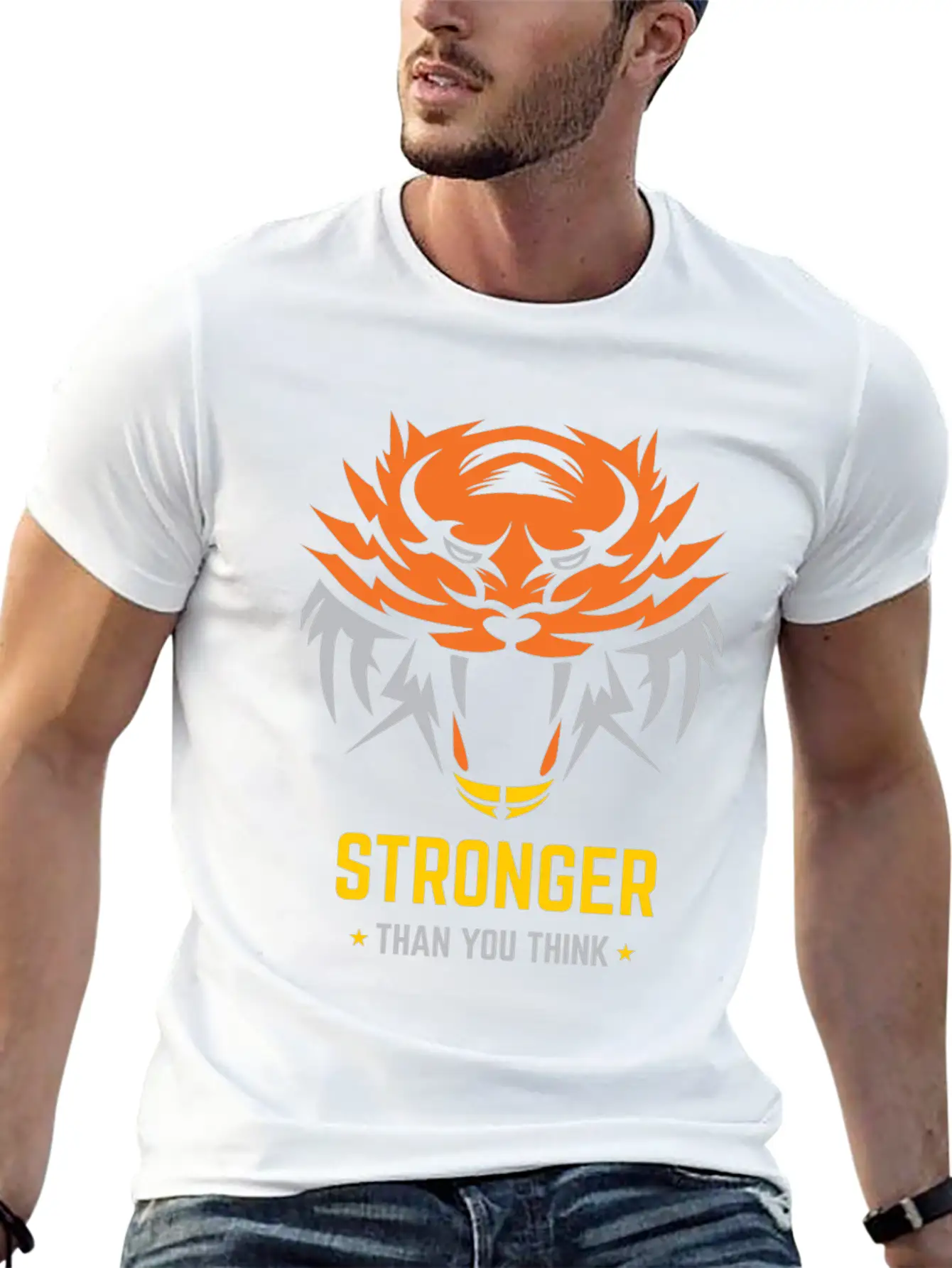 Stronger Than You Think Unisex Casual T-Shirt – Clean Design For Daily Comfort