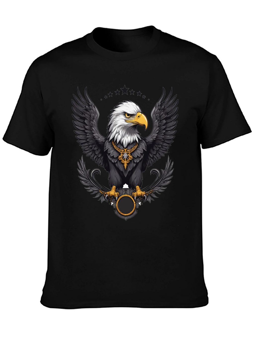 Eagle Graphic Tee - Bold Black T-Shirt